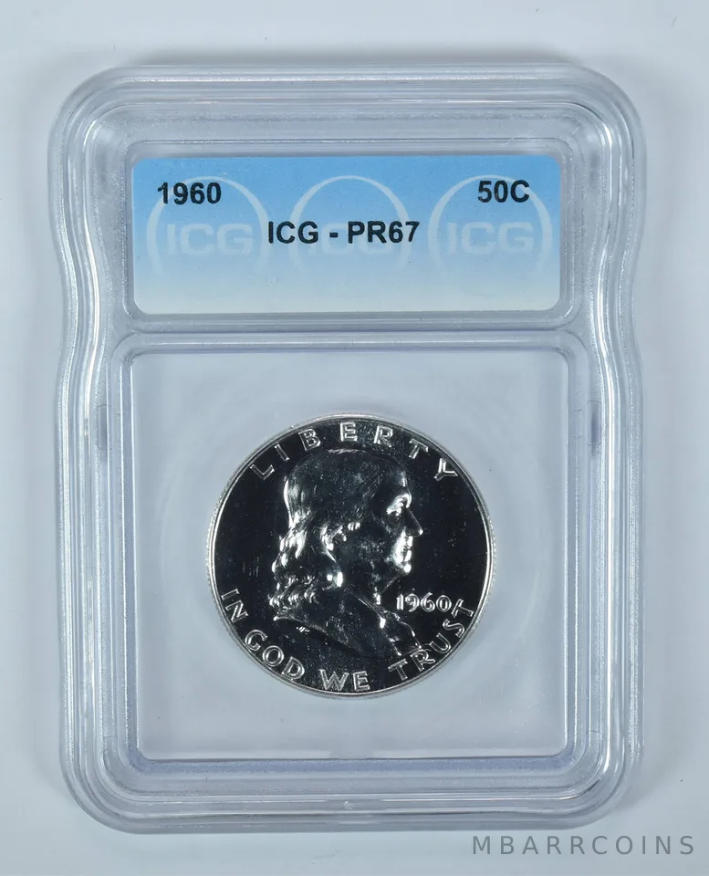 1960 Franklin Half Dollar PR67 ICG