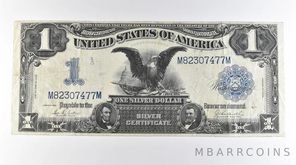 1899 $1 United States Black Eagle Silver Certificate Large Note FR#232 *0679