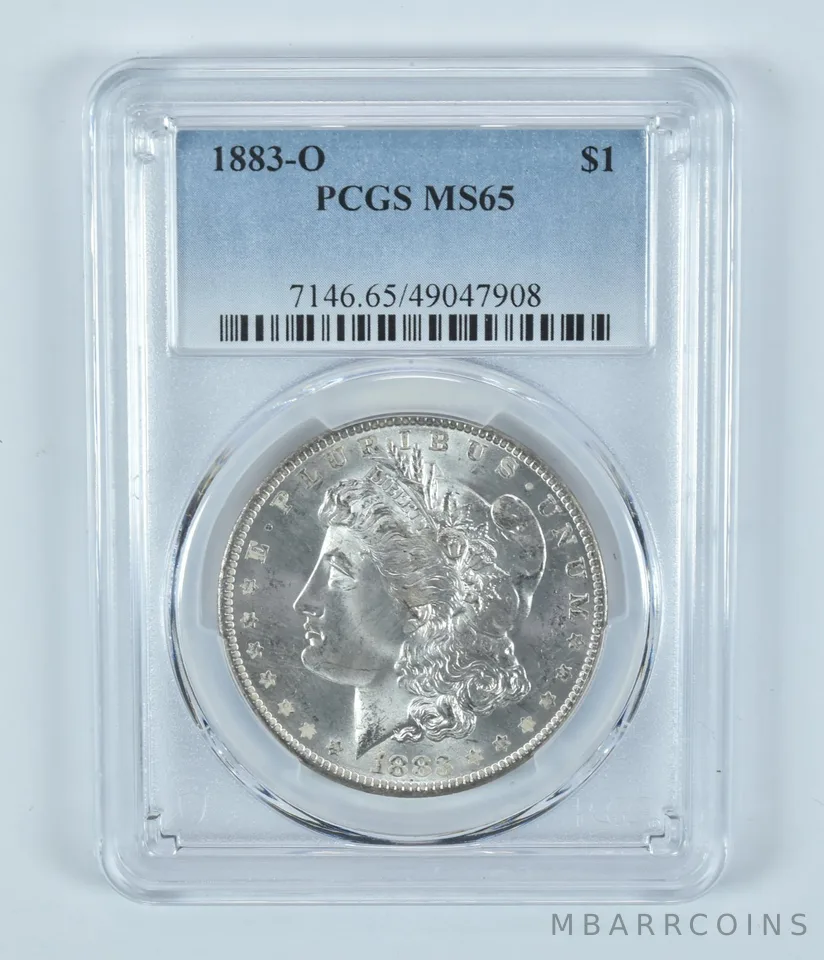 1883-O Morgan Silver Dollar MS65 PCGS Blue Label