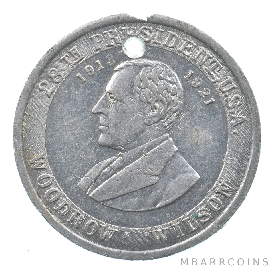 President Woodrow Wilson - Cracker Jack Mystery Club Medal *5039