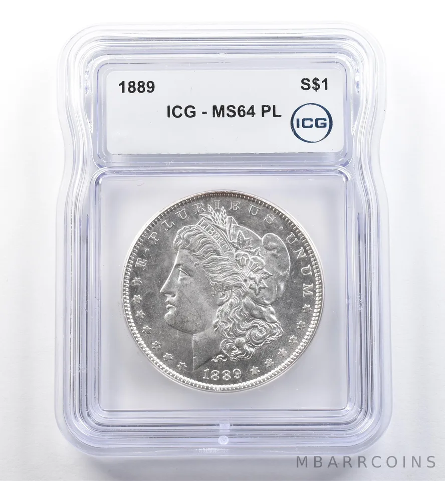 1889 Morgan Silver Dollar MS64 PL ICG *6014