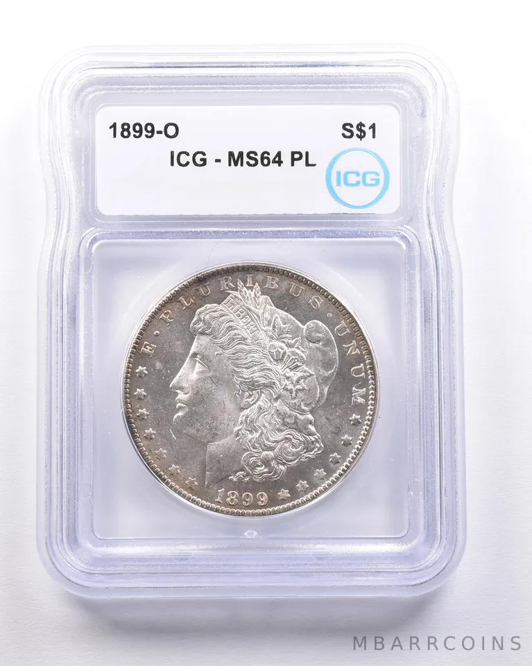 1899-O Morgan Silver Dollar MS64 PL ICG *4574