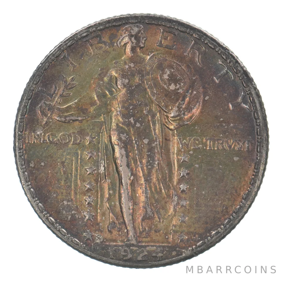 1924-S Standing Liberty Quarter Beautiful Tone *9550