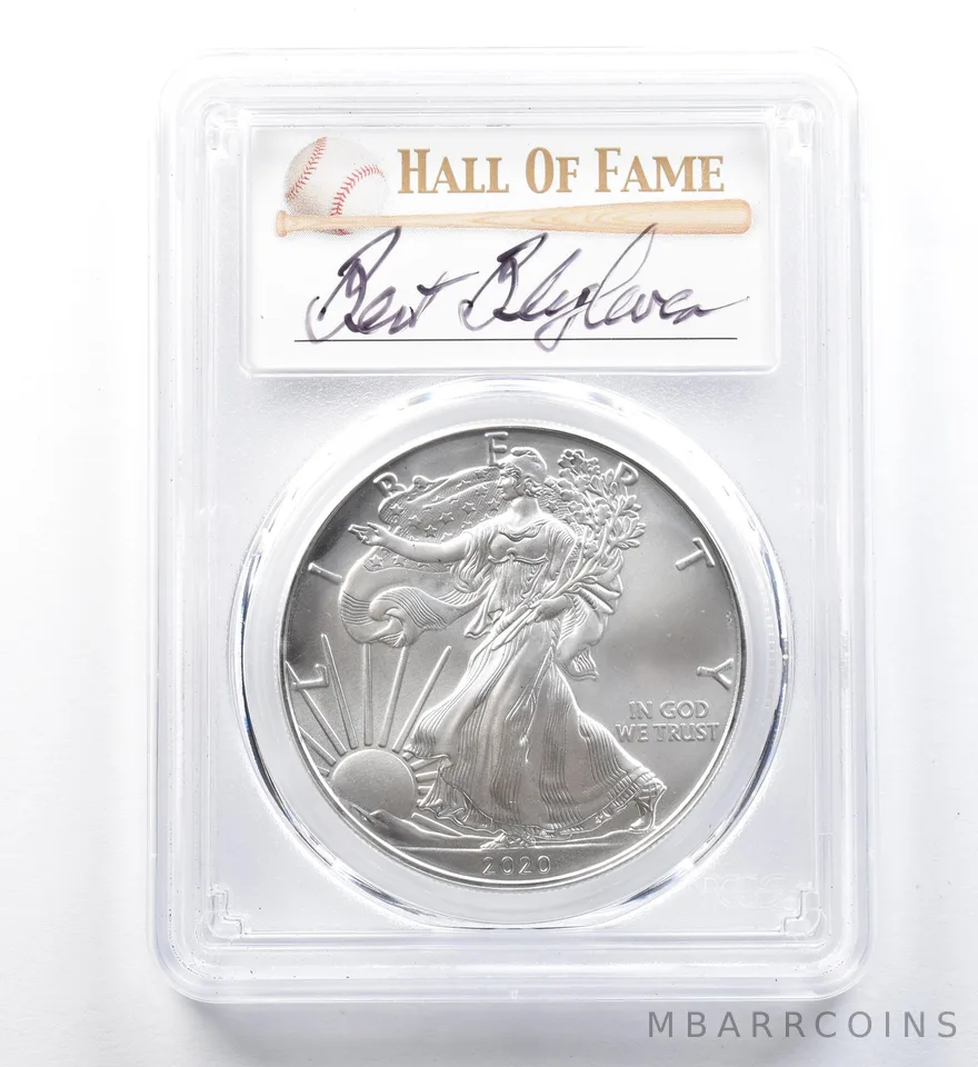 2020 (P) American Silver Eagle Blyleven Emergency Issue FDOI MS70 PCGS *1231