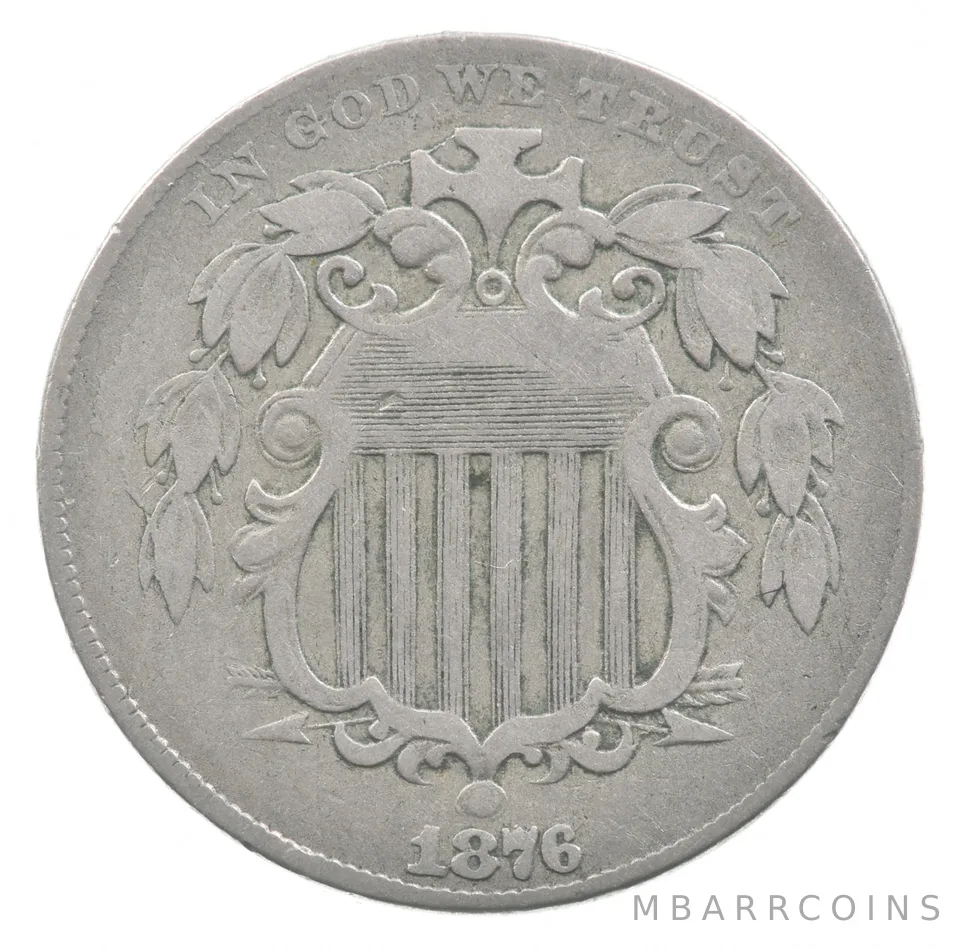 1876 Shield Nickel *4646