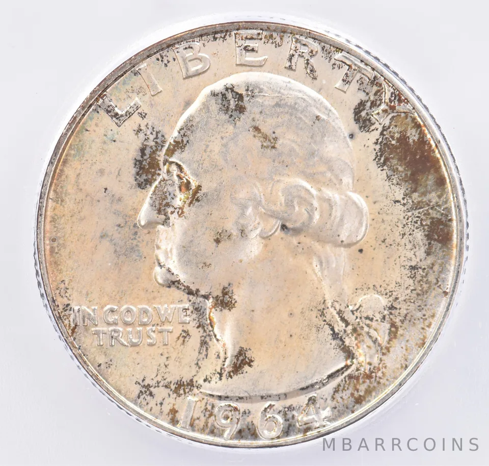 1964-D Washington Quarter MS66 ICG Beautiful Tone *2155