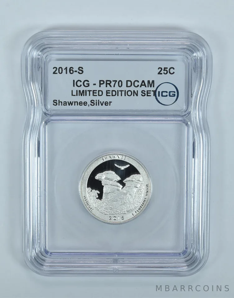 2016-S ATB Quarter Shawnee Silver Limited Edition PR70 DCAM ICG