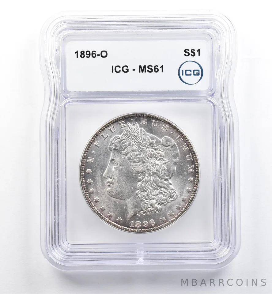1896-O Morgan Silver Dollar MS61 ICG *0116