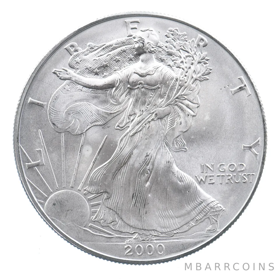 Better Date 2000 American Silver Eagle 1 Troy Oz .999 Fine Silver *707