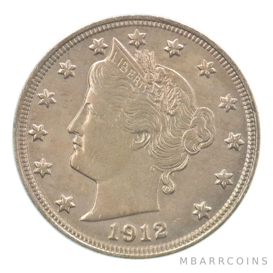 1912 Liberty V Nickel Beautiful Tone a7556
