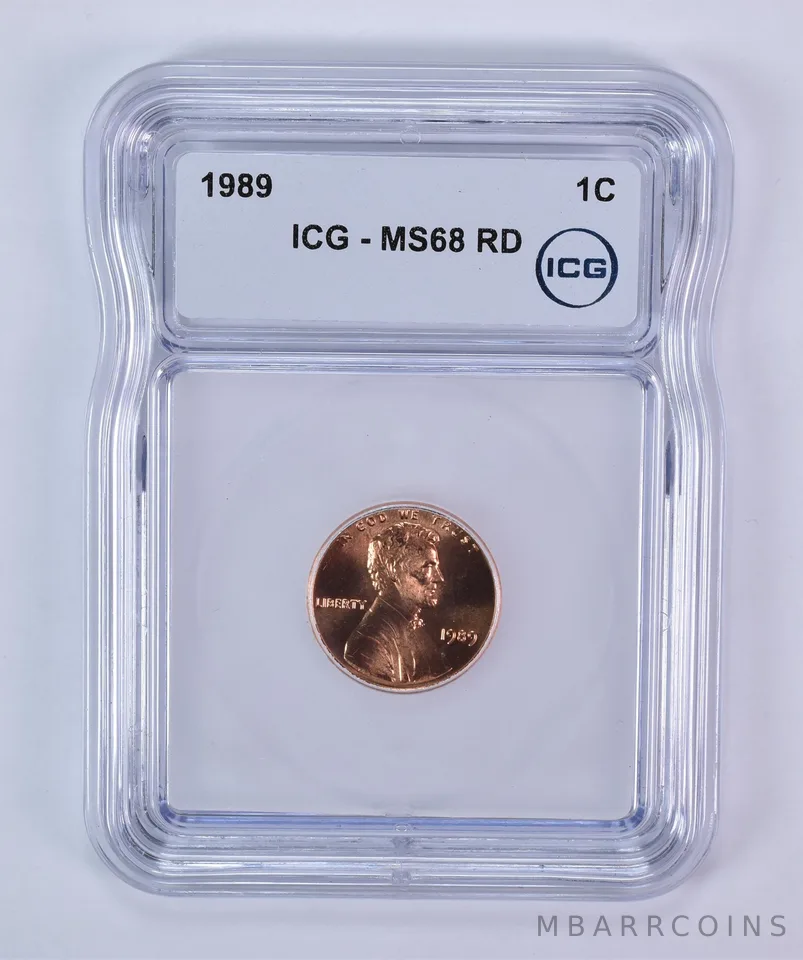1989 Lincoln Memorial Cent MS68 RD ICG