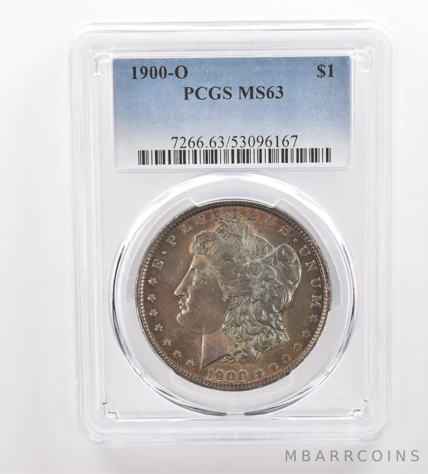 1900-O Morgan Silver Dollar MS63 PCGS Beautiful Tone *3221