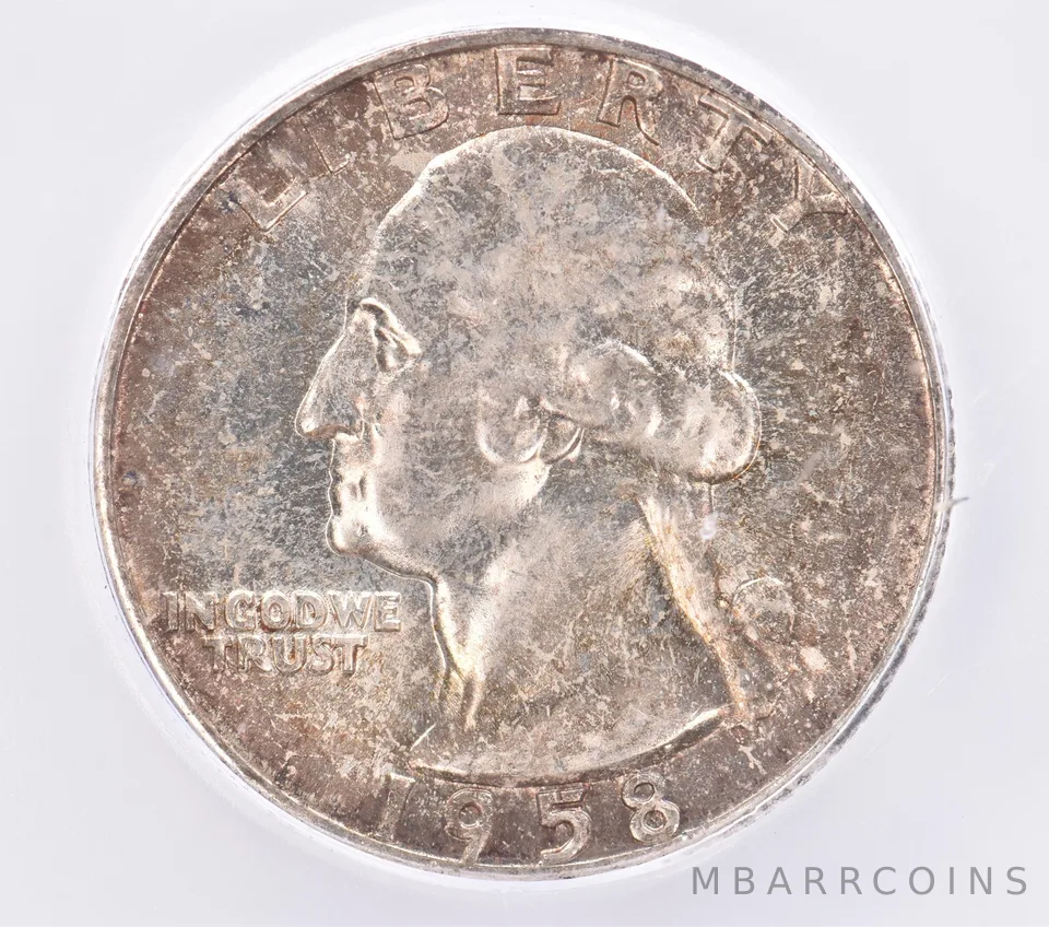 1958 Washington Quarter MS67 ICG Beautiful Tone *2534
