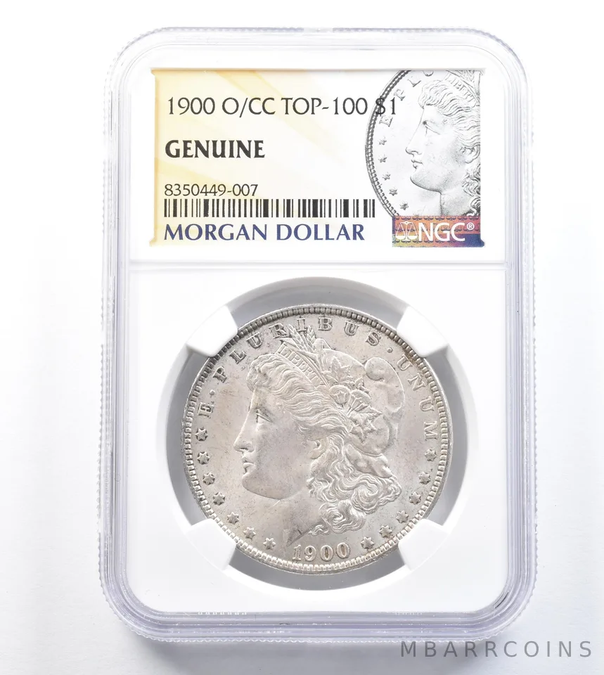 1900-O/CC Morgan Silver Dollar Top 100 Genuine NGC *0791