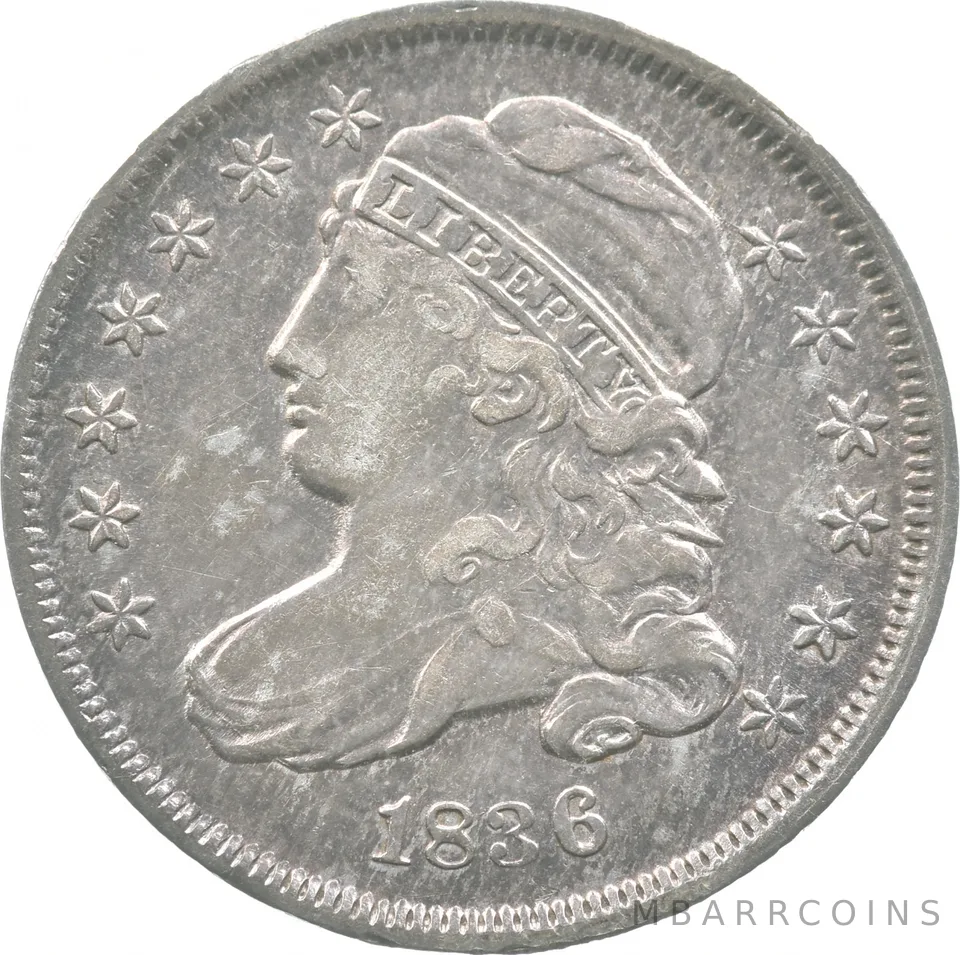 1836 Capped Bust Dime *9015