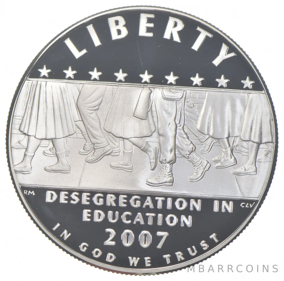 2007-P Proof Little Rock Commemorative Silver Dollar $1