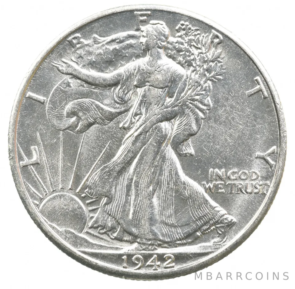 1942-D Walking Liberty Half Dollar a1867