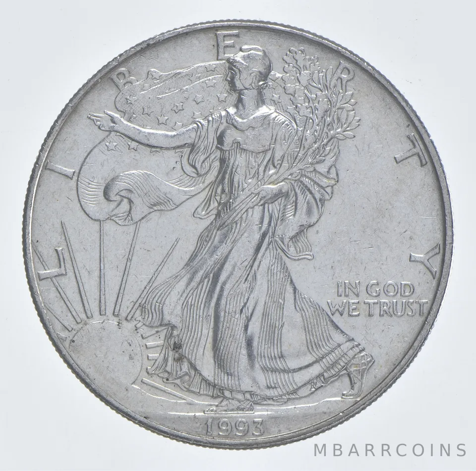 Better Date 1993 American Silver Eagle 1 Troy Oz .999 Fine Silver *971