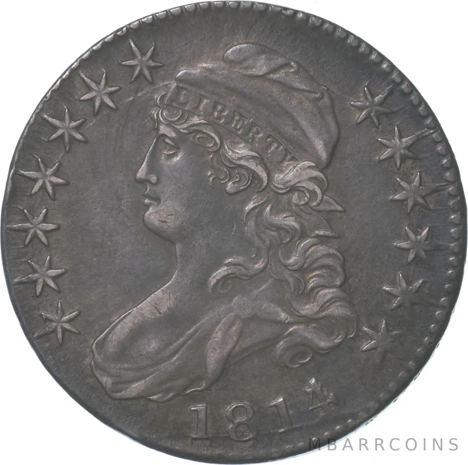 1814/3 Capped Bust Half Dollar 101a *8331