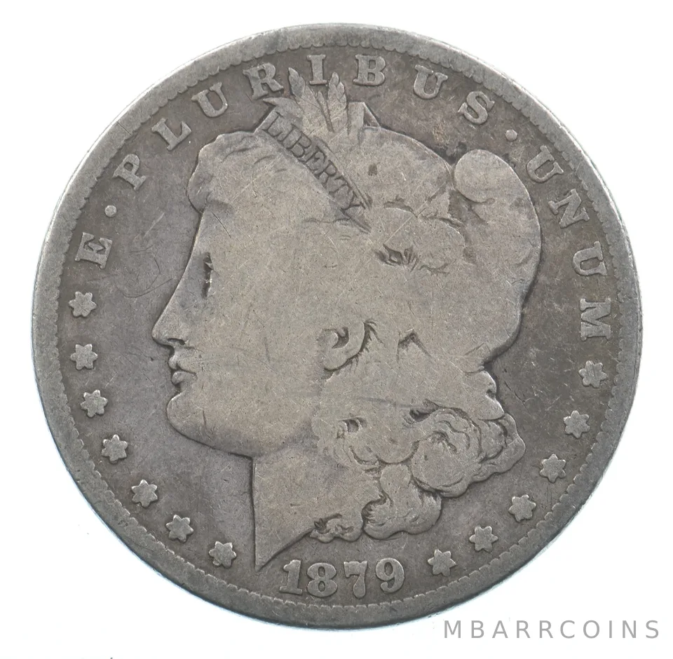 Early - 1879 Morgan Silver Dollar - 90% US Coin *582