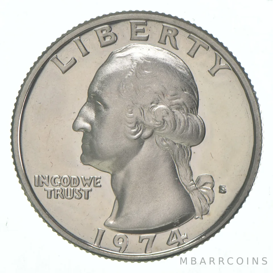 1974-S Washington Quarter CLAD Proof