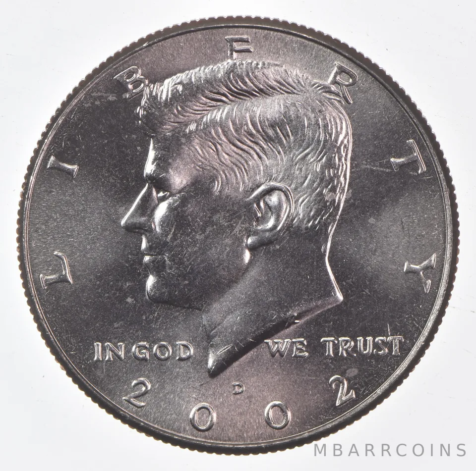2002-D Kennedy Half Dollar Clad Unc