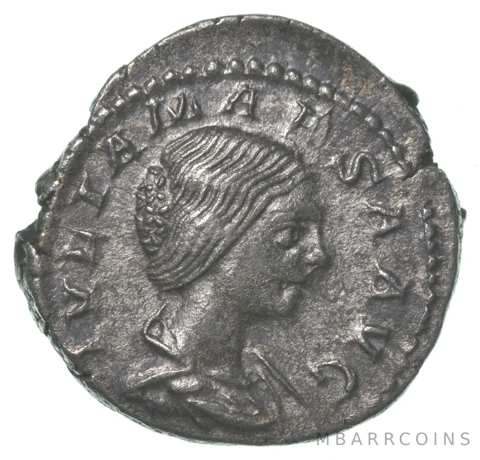 218-219 AD Ancient Roman Silver Denarius - Julia Maesa *4995