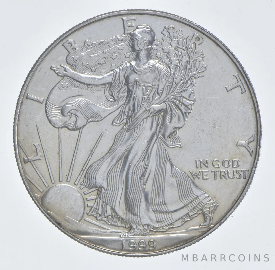 Better Date 1999 American Silver Eagle 1 Troy Oz .999 Fine Silver *023