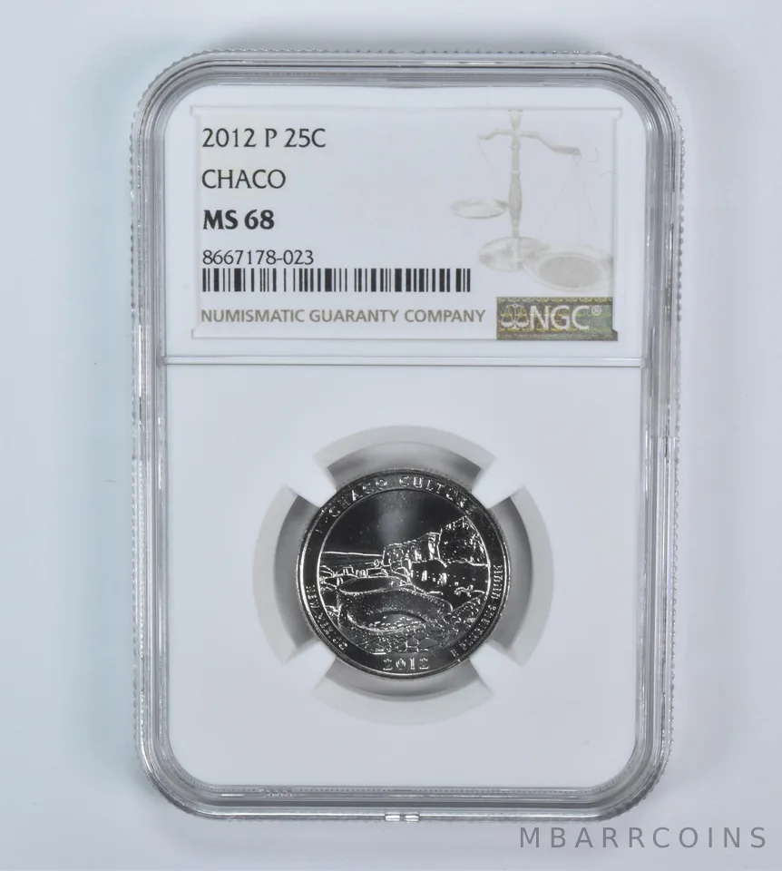 2012-P Washington Quarter ATB Chaco MS68 NGC