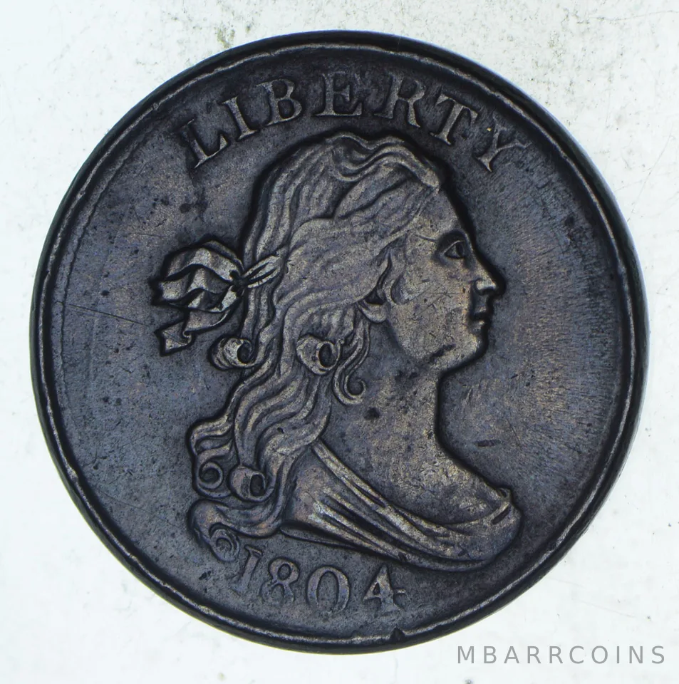 1804 Draped Bust Half Cent - Sharp *9565