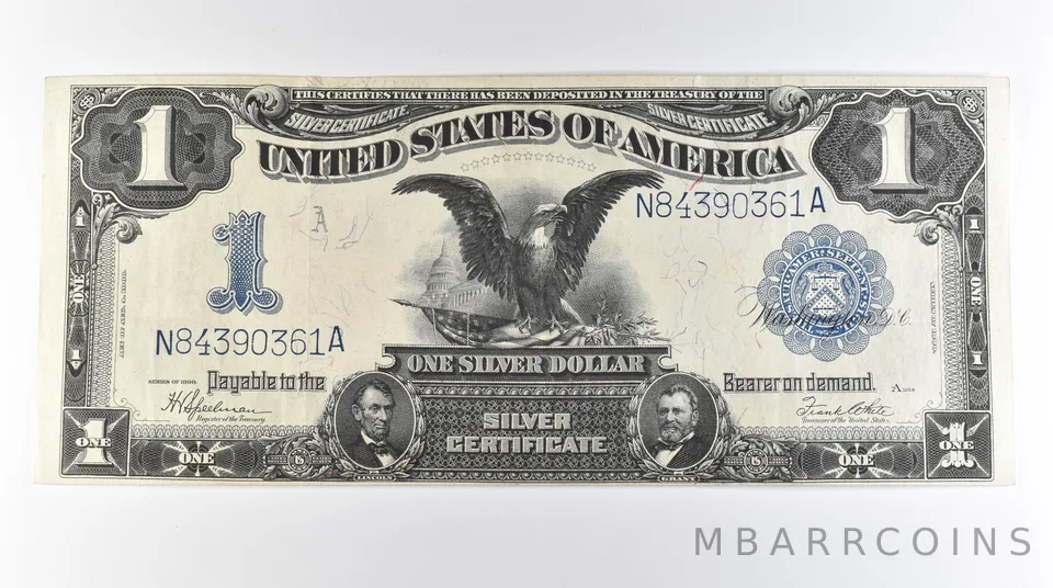1899 $1 United States Black Eagle Silver Certificate Large Note FR#236 *0680