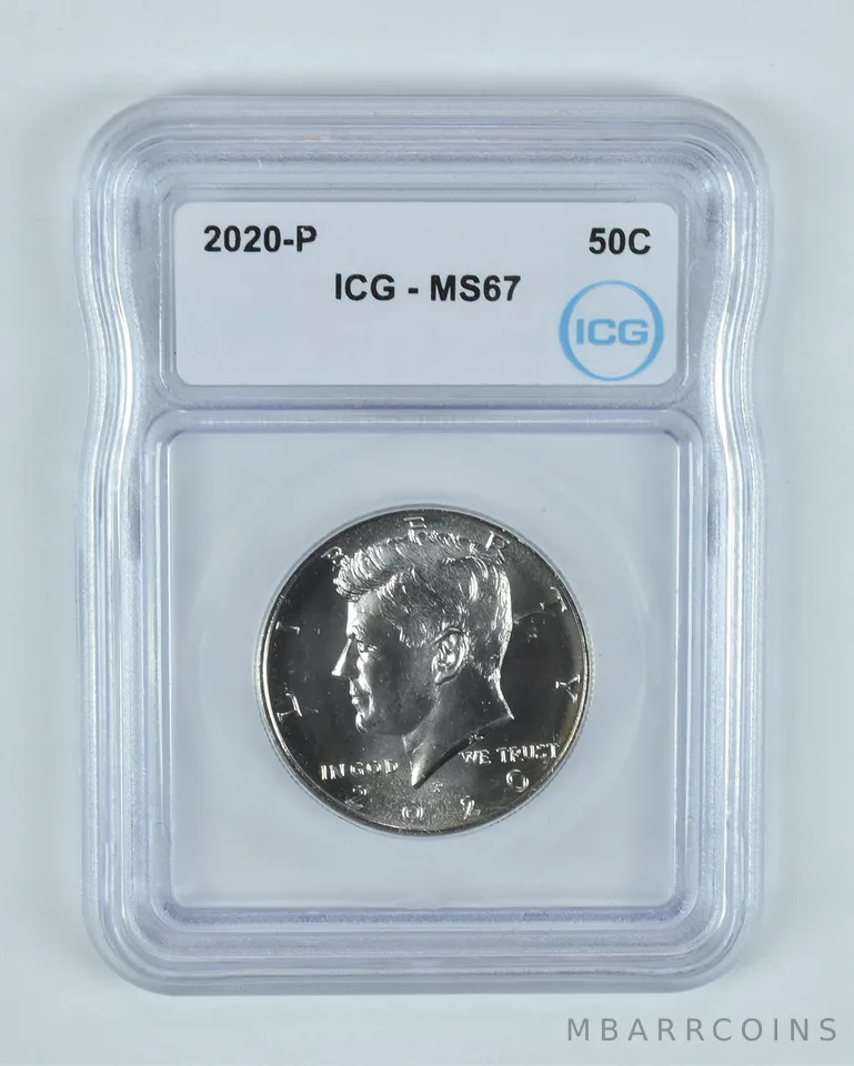 2020-P Kennedy Half Dollar MS67 ICG