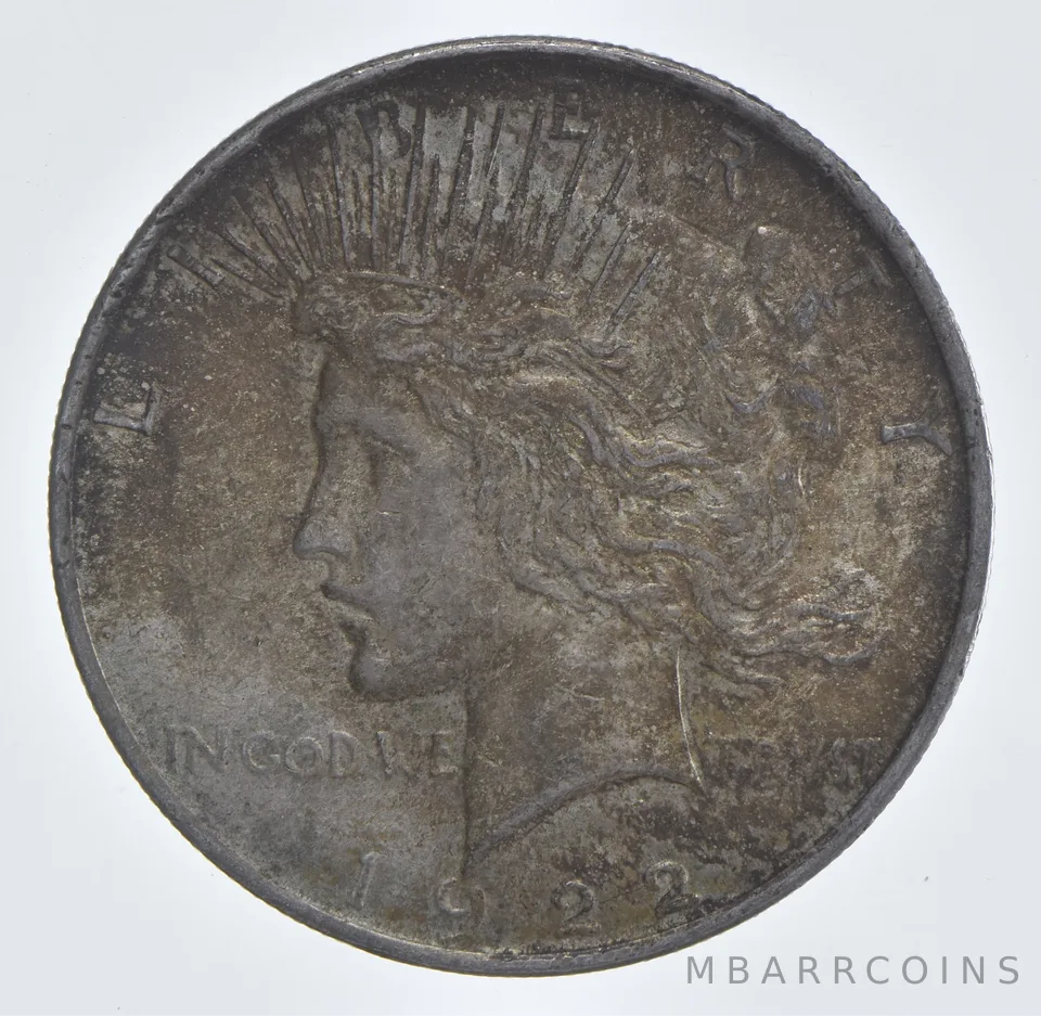 Better - 1922 Peace Silver Dollar - 90% US Coin *618