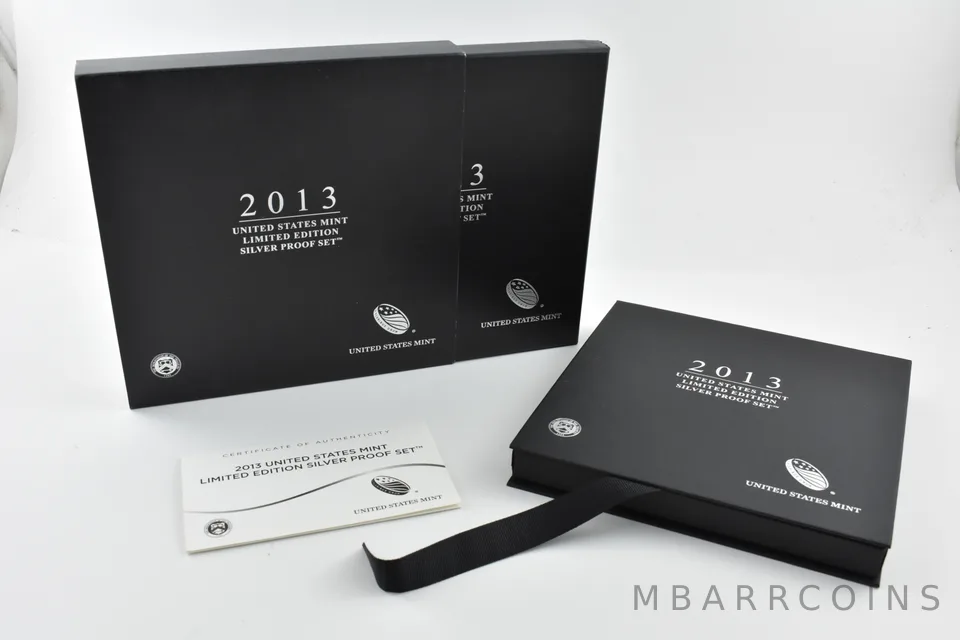 OGP 2013 Limited Edition Silver Proof Set BOX & COA - NO COINS