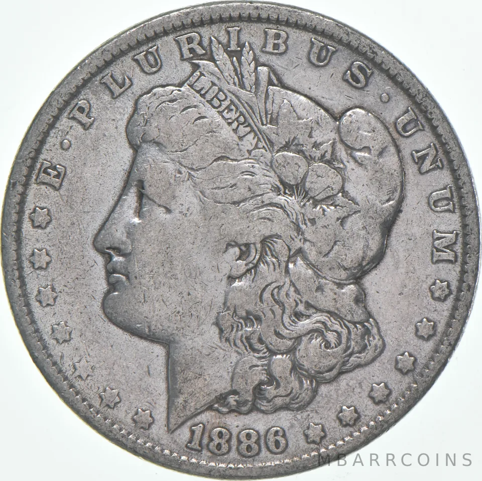 VG/F 1886 (P) Morgan Silver Dollar (1 coin)
