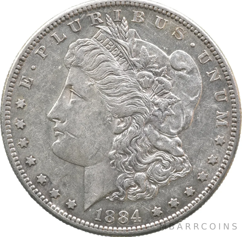 1884-S Morgan Silver Dollar a2831