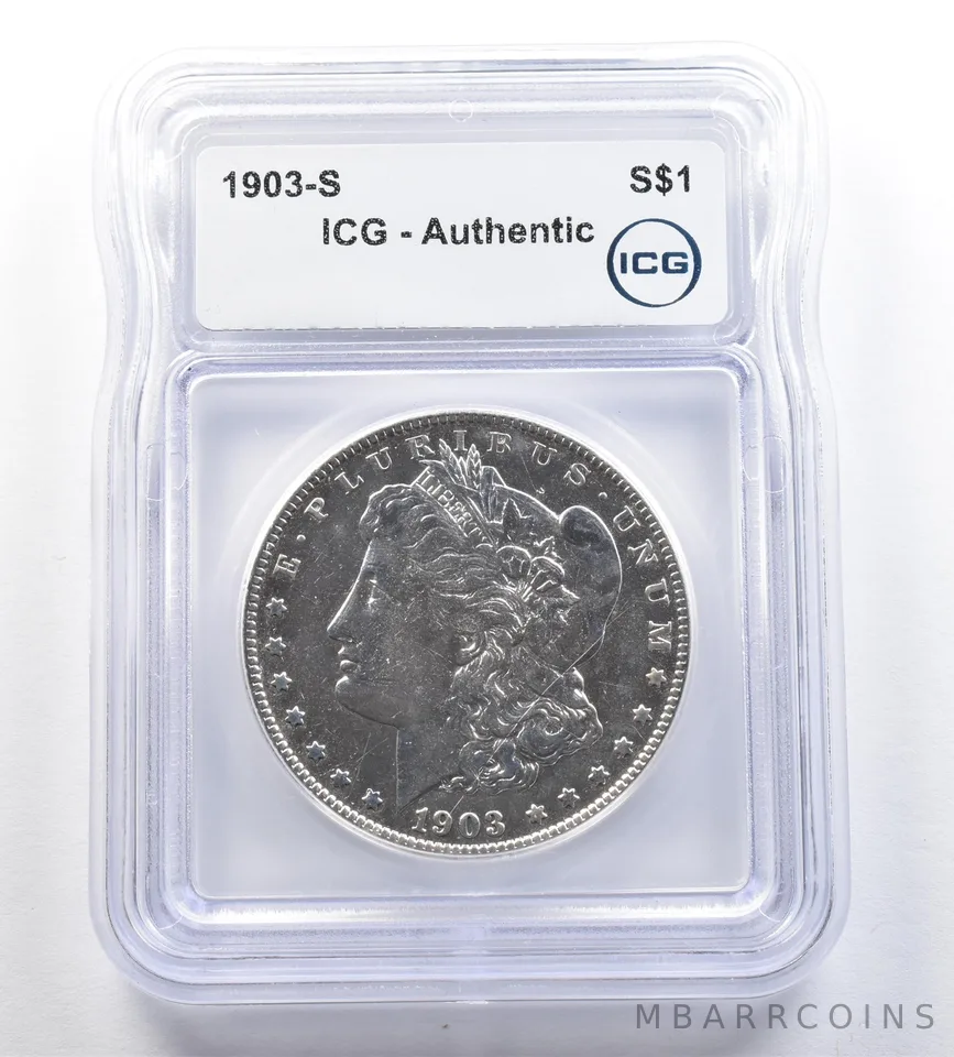 1903-S Morgan Silver Dollar Authentic ICG *7189