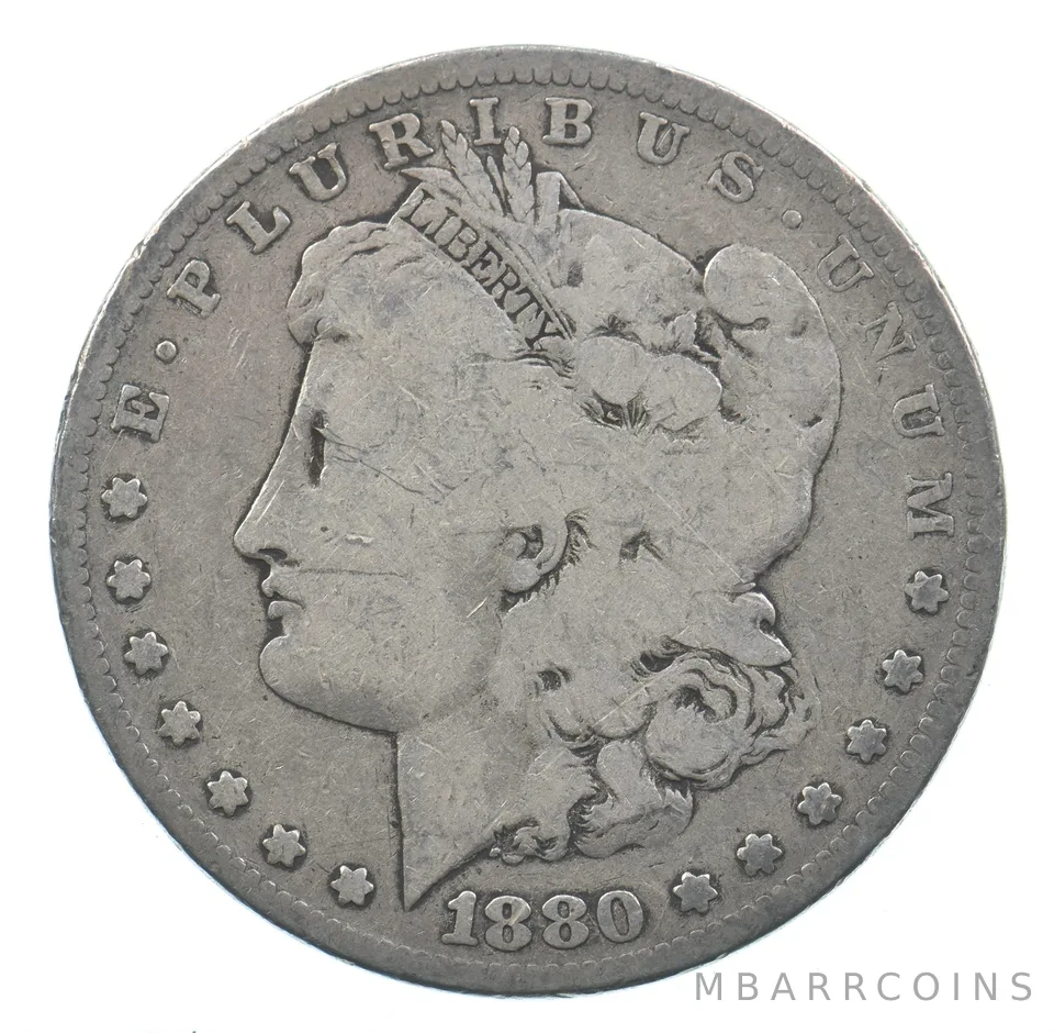 Early - 1880 Morgan Silver Dollar - 90% US Coin *572