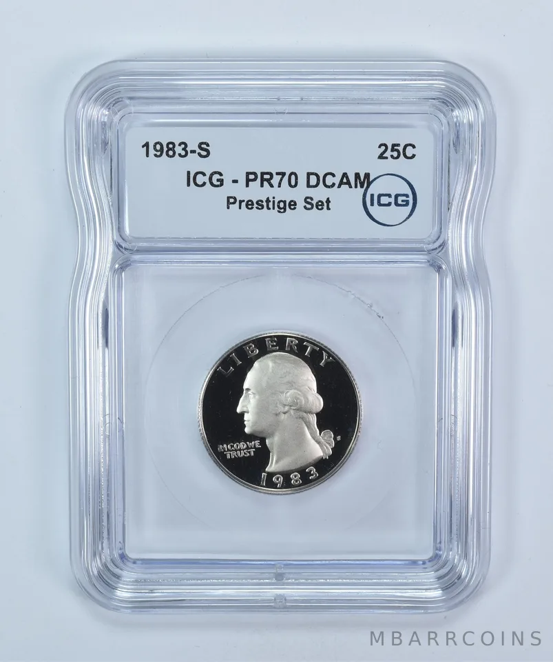 1983-S Washington Quarter Prestige Set PR70 DCAM ICG