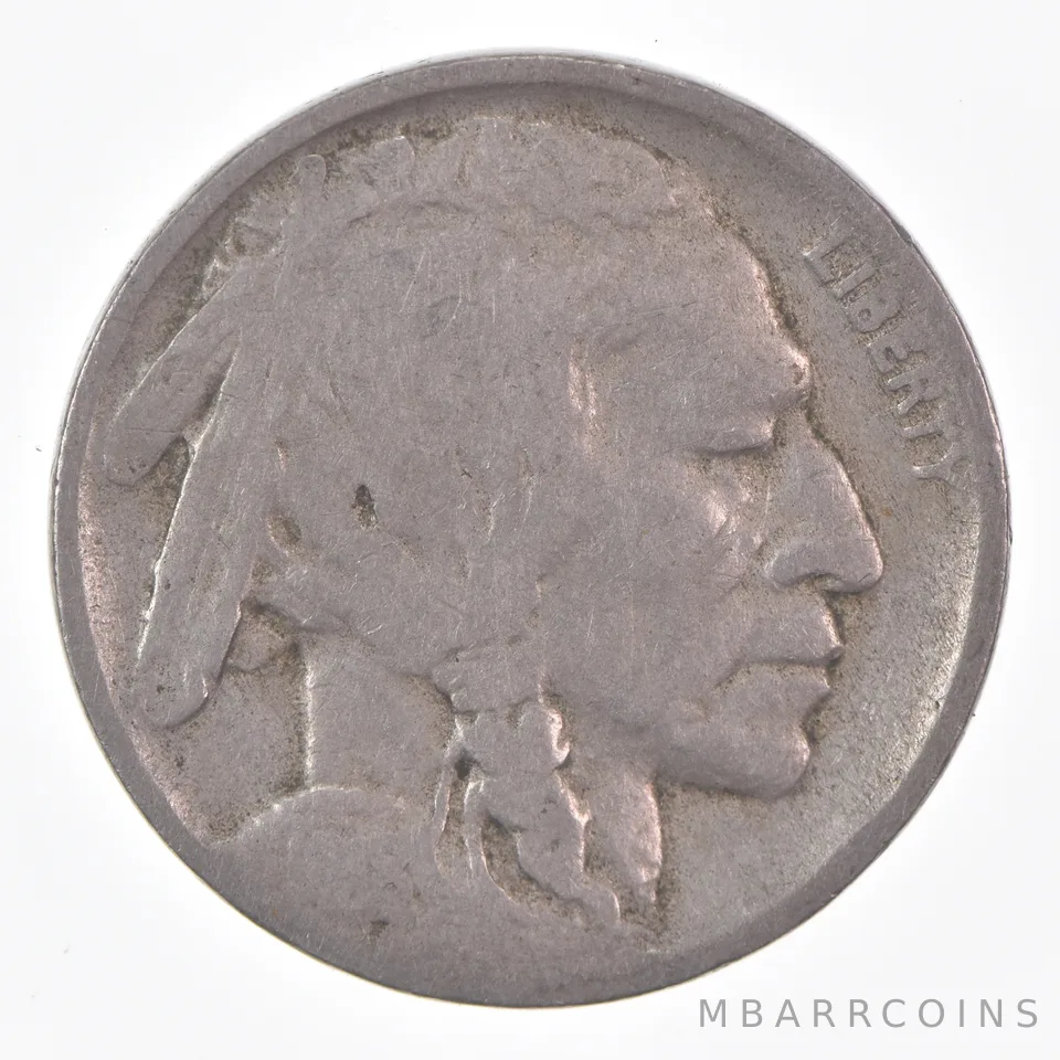1918-D Indian Head Buffalo Nickel Average Circ