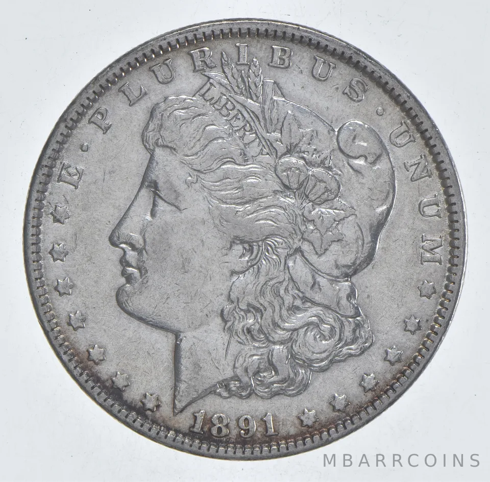 Better 1891 Morgan Silver Dollar - 90% US Coin - Nice Coin *460