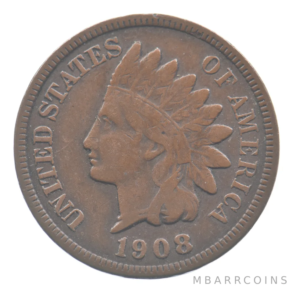 1908-S Indian Head Cent *8836