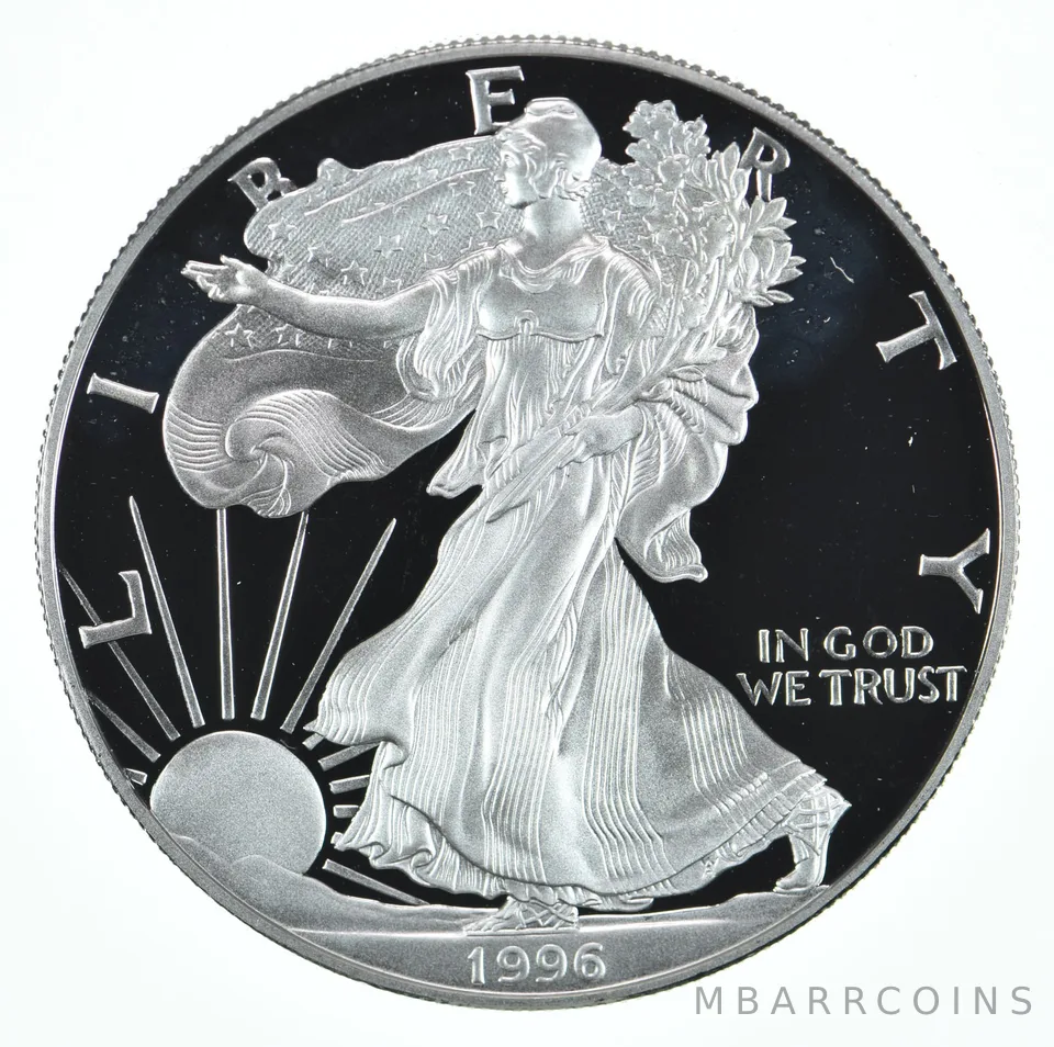 1996-P American Silver Eagle Proof Coin 1 Oz