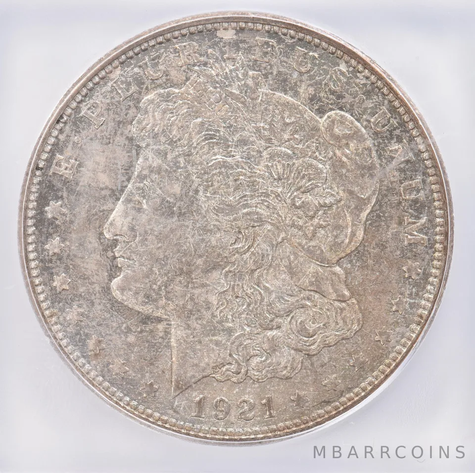 1921-D Morgan Silver Dollar MS64 ICG Beautiful Tone *0832