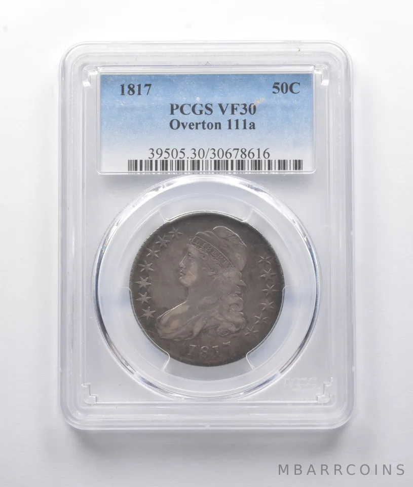 VF30 1817 Capped Bust Half Dollar Overton 111a PCGS a7683