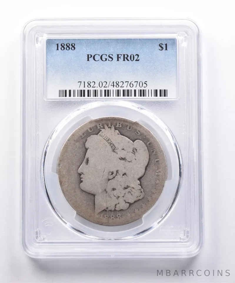 FR02 1888 Morgan Silver Dollar PCGS Lowball a4960