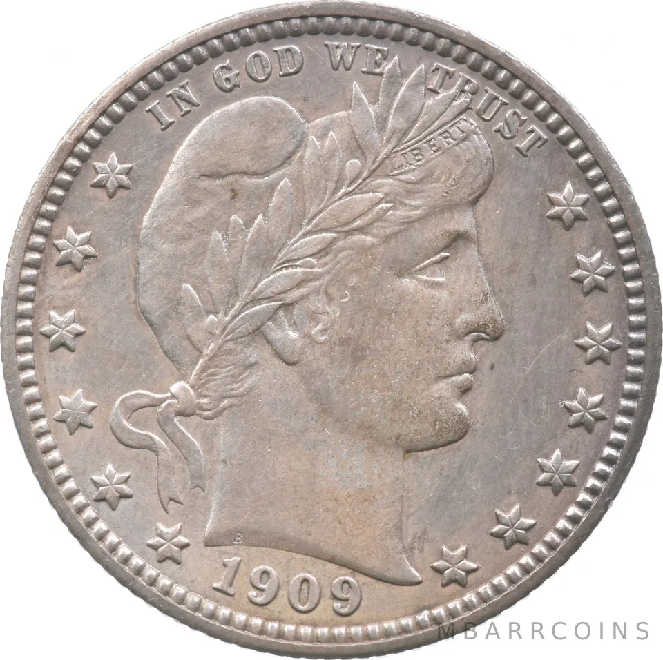 1909-D Barber Quarter a4769