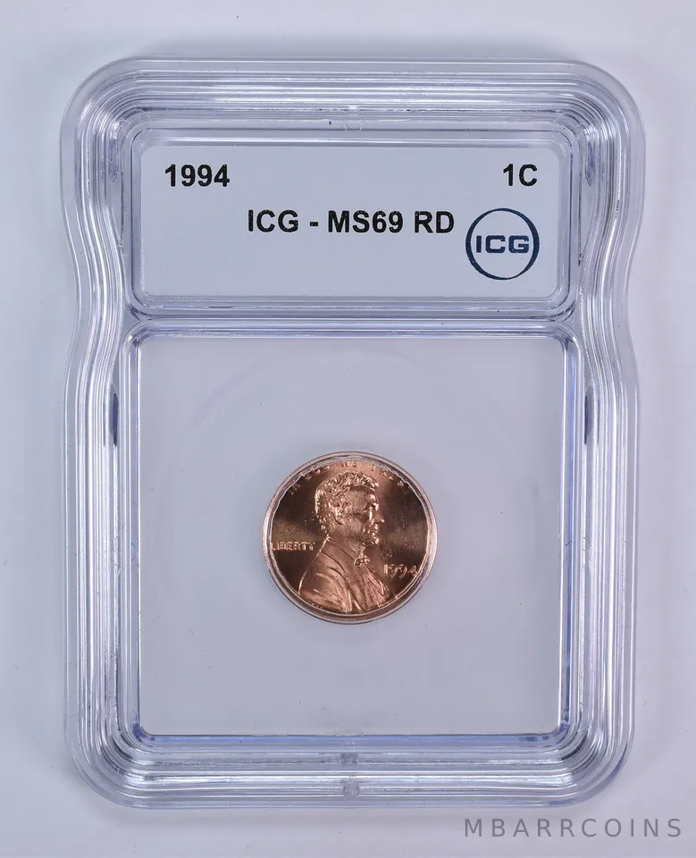 1994 Lincoln Memorial Cent MS69 RD ICG