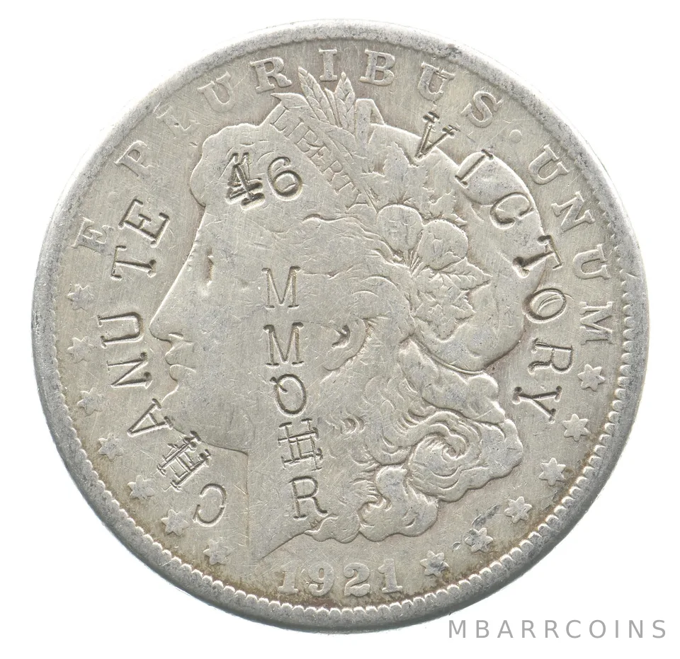 1921-S Morgan Silver Dollar Chanute Mmohr Victory a7094