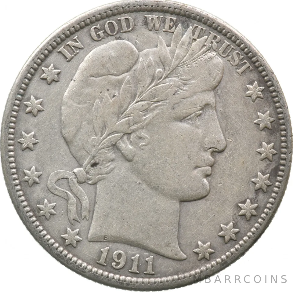 1911 Barber Half Dollar *2408